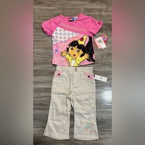 2005 Dora the explorer 2 piece outfit